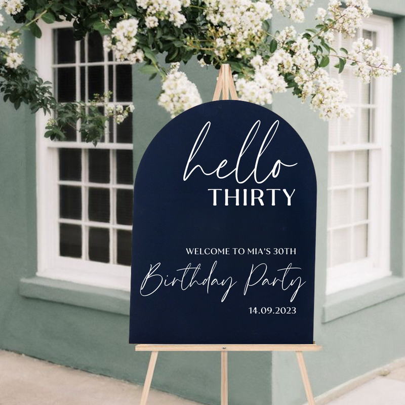 DOME BIRTHDAY SIGN