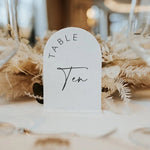 DOME TABLE NUMBER